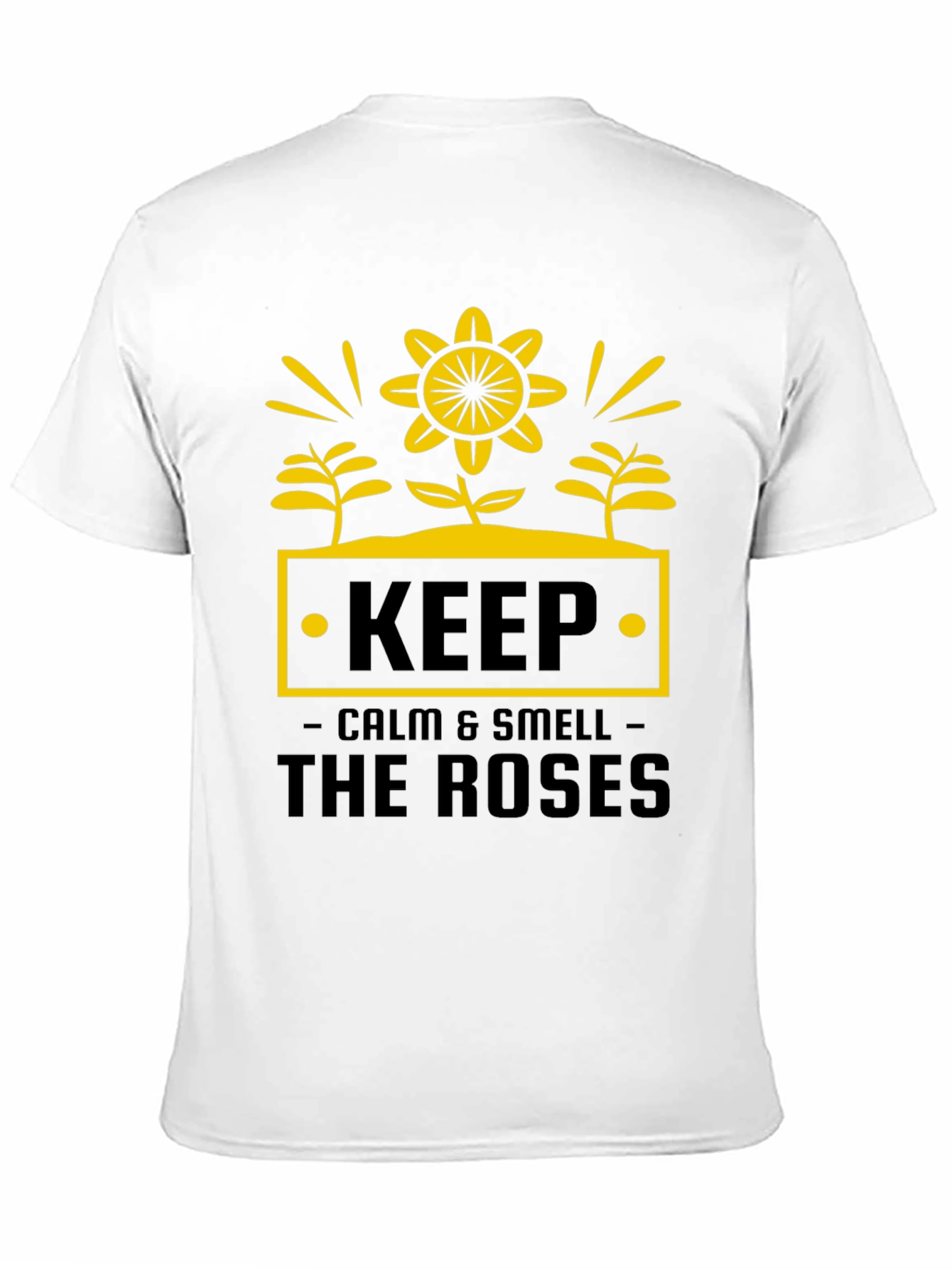 Keep Calm & Smell the Roses Graphic Tee