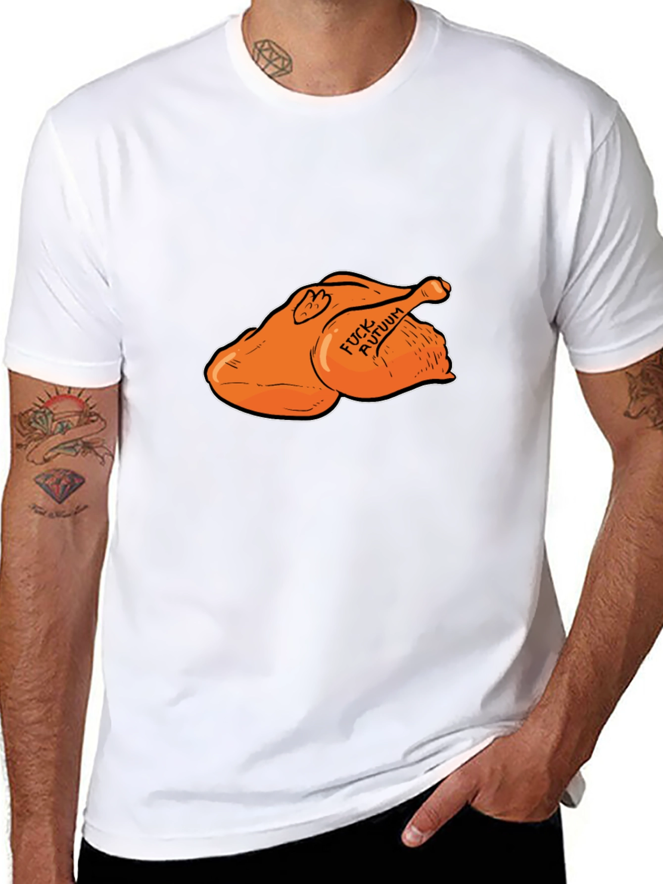 Funny Turkey T-Shirt - F*ck Autumn Graphic Tee