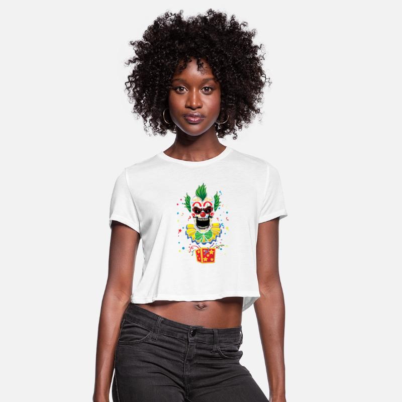 Dia De Los Muertos Creepy Clown Carnival Jester