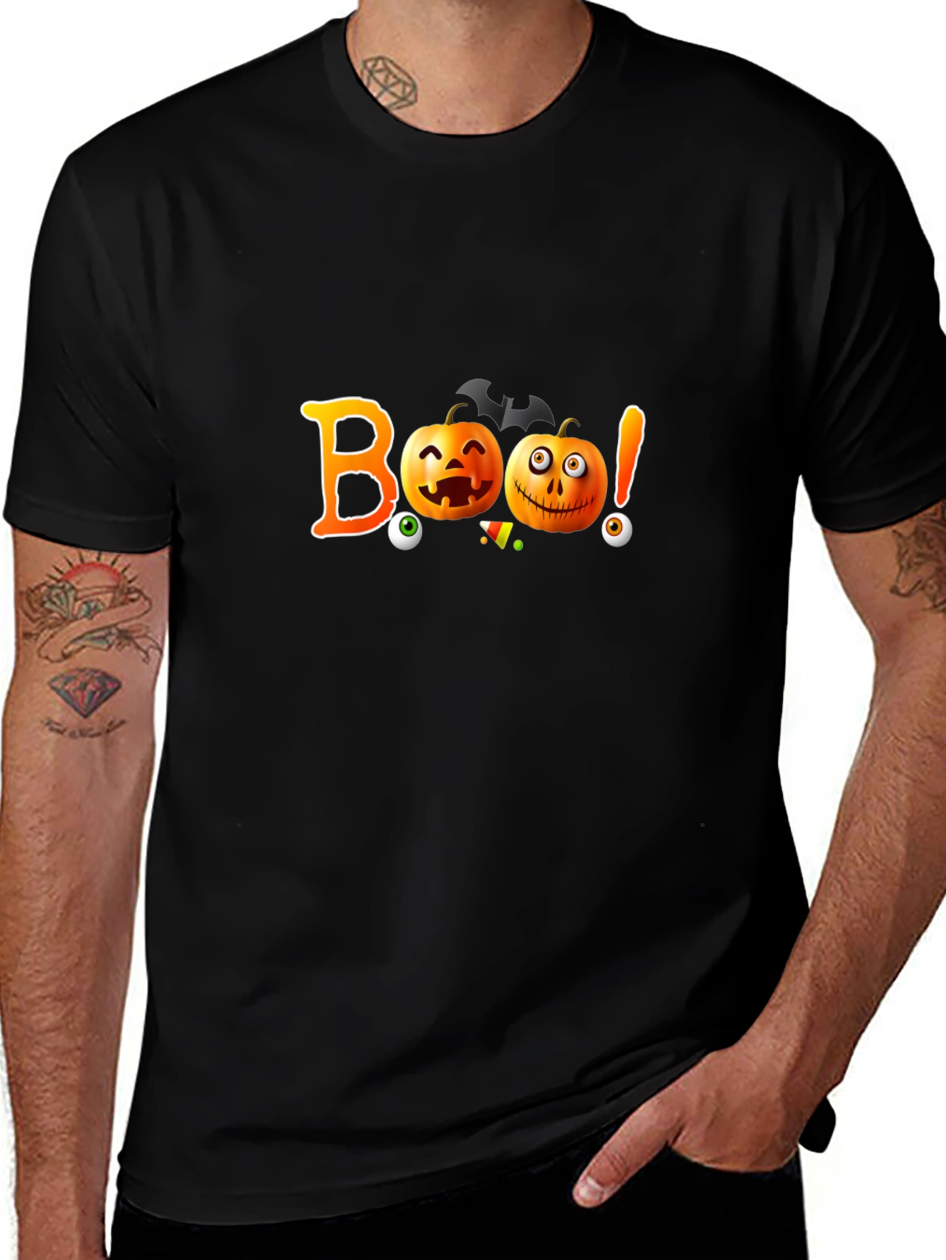 Halloween Boo Pumpkin T-Shirt