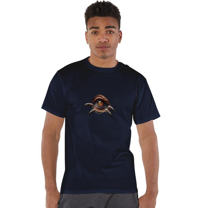 Dino Dinosaur Eye Claws Tear Peephole Torn Open