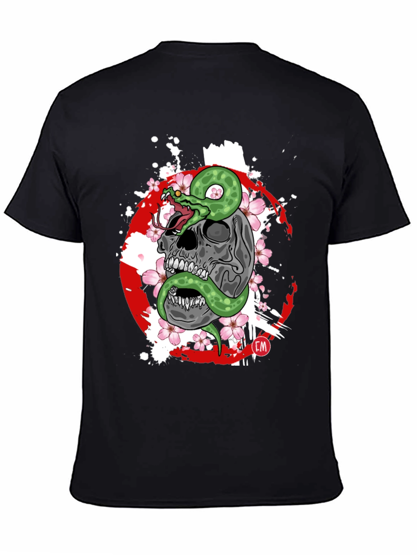Skull & Snake Graphic Tee