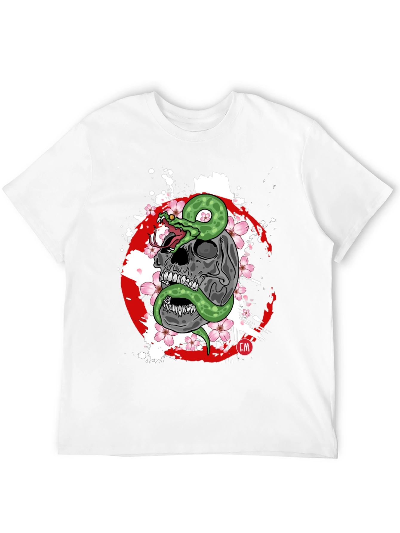 Skull & Snake Graphic Tee