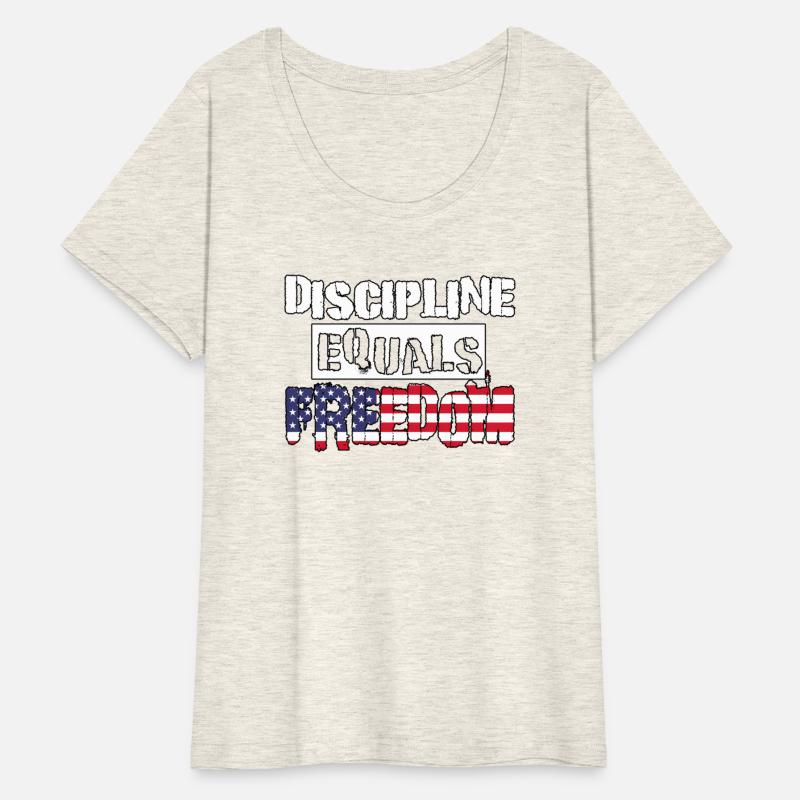 Discipline Is Equal To Freedom American Flag