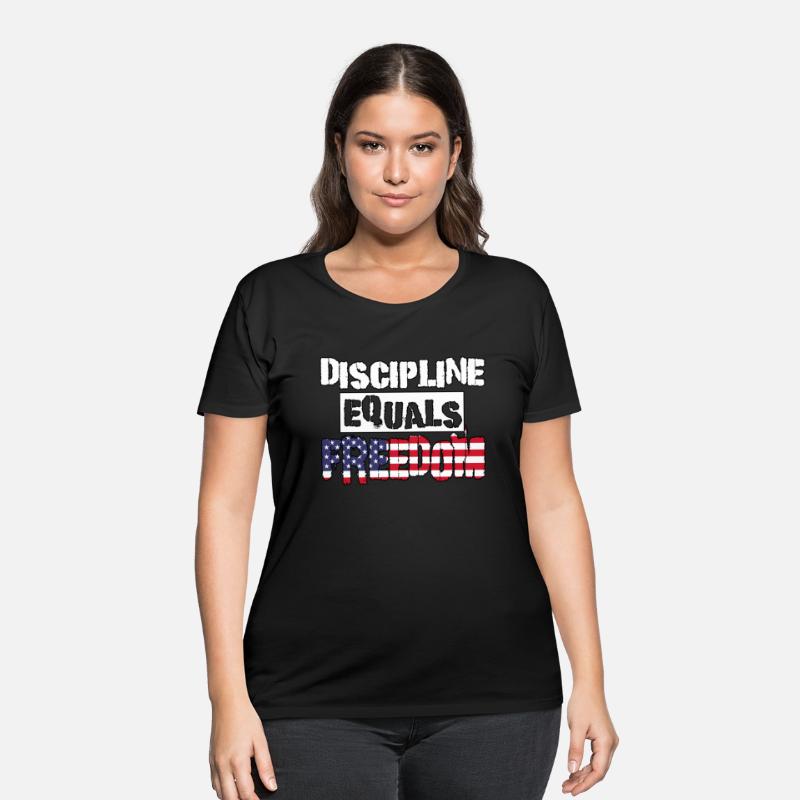 Discipline Is Equal To Freedom American Flag