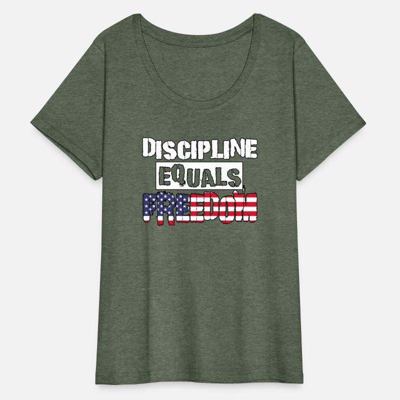 Discipline Is Equal To Freedom American Flag