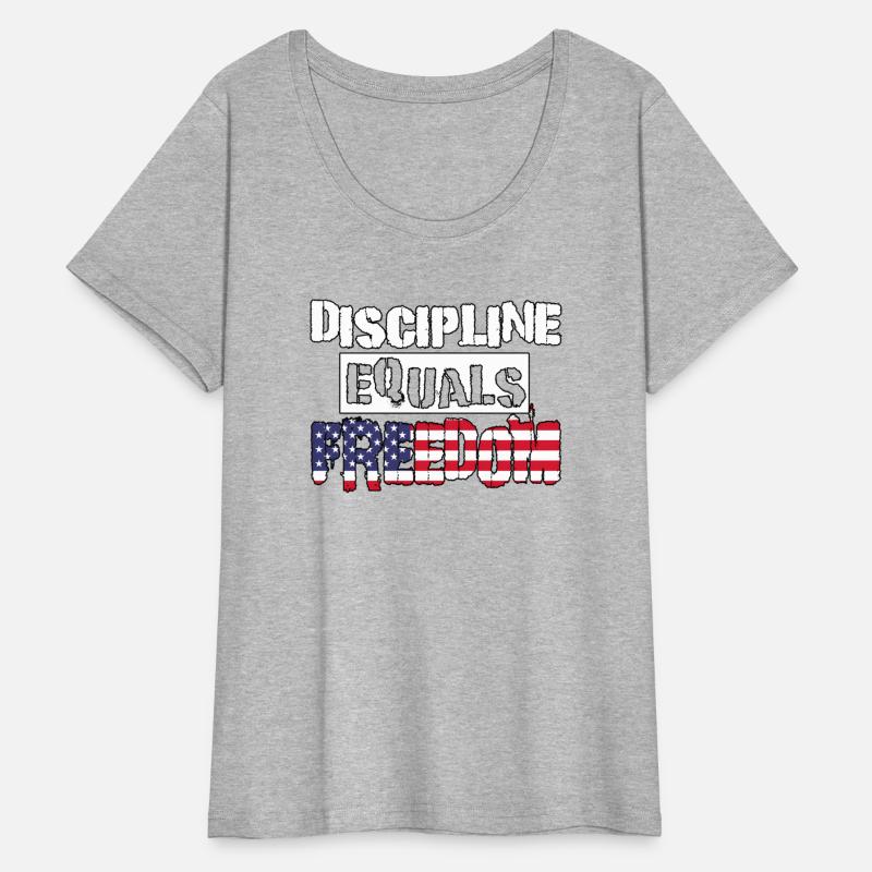 Discipline Is Equal To Freedom American Flag