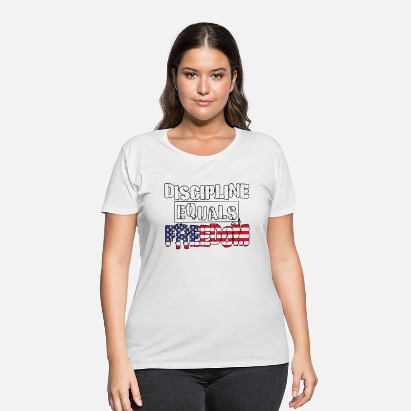 Discipline Is Equal To Freedom American Flag