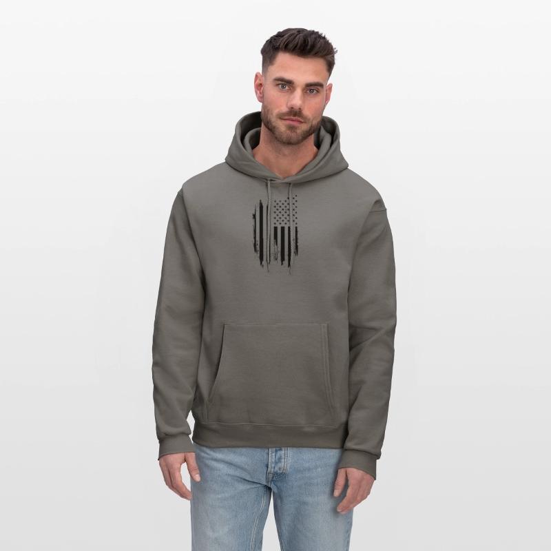 Distressed Flag Black