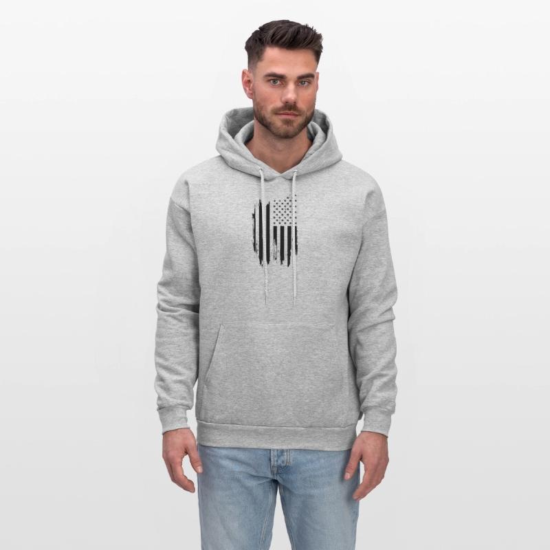 Distressed Flag Black