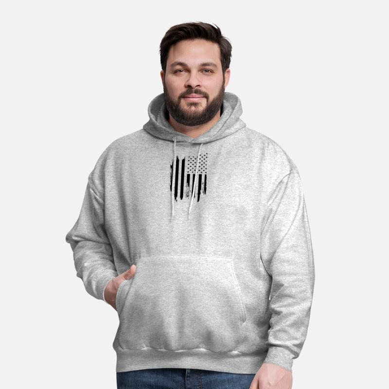 Distressed Flag Black