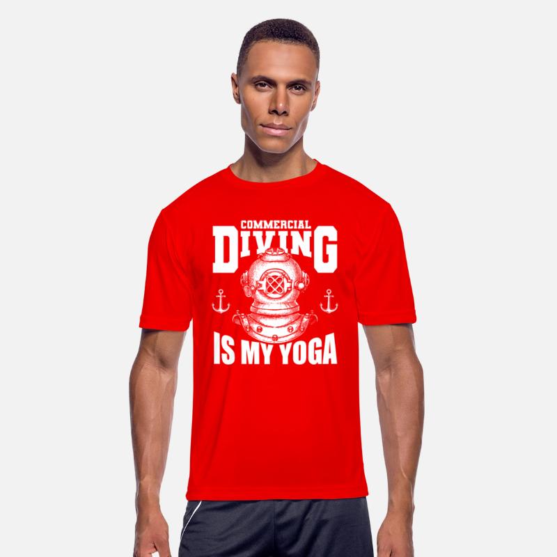 Diving Diver Yoga Commercial Diving