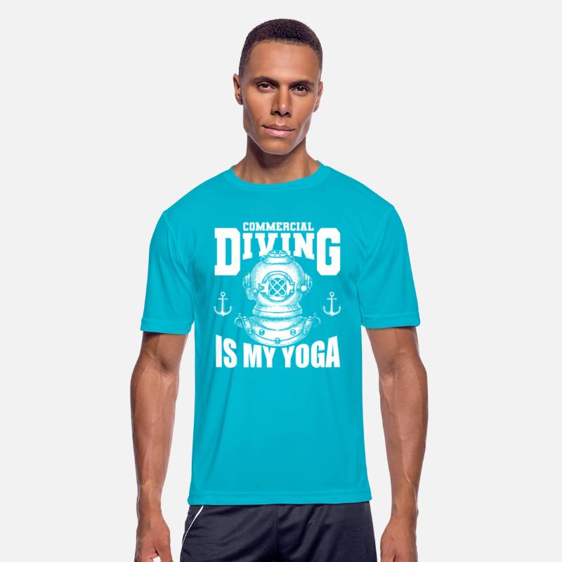 Diving Diver Yoga Commercial Diving