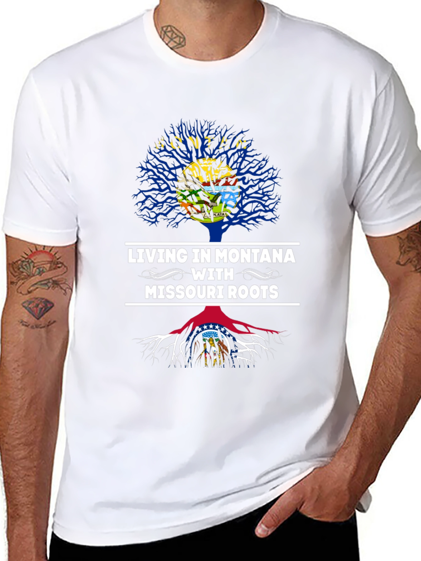 Montana Missouri Roots Graphic T-Shirt