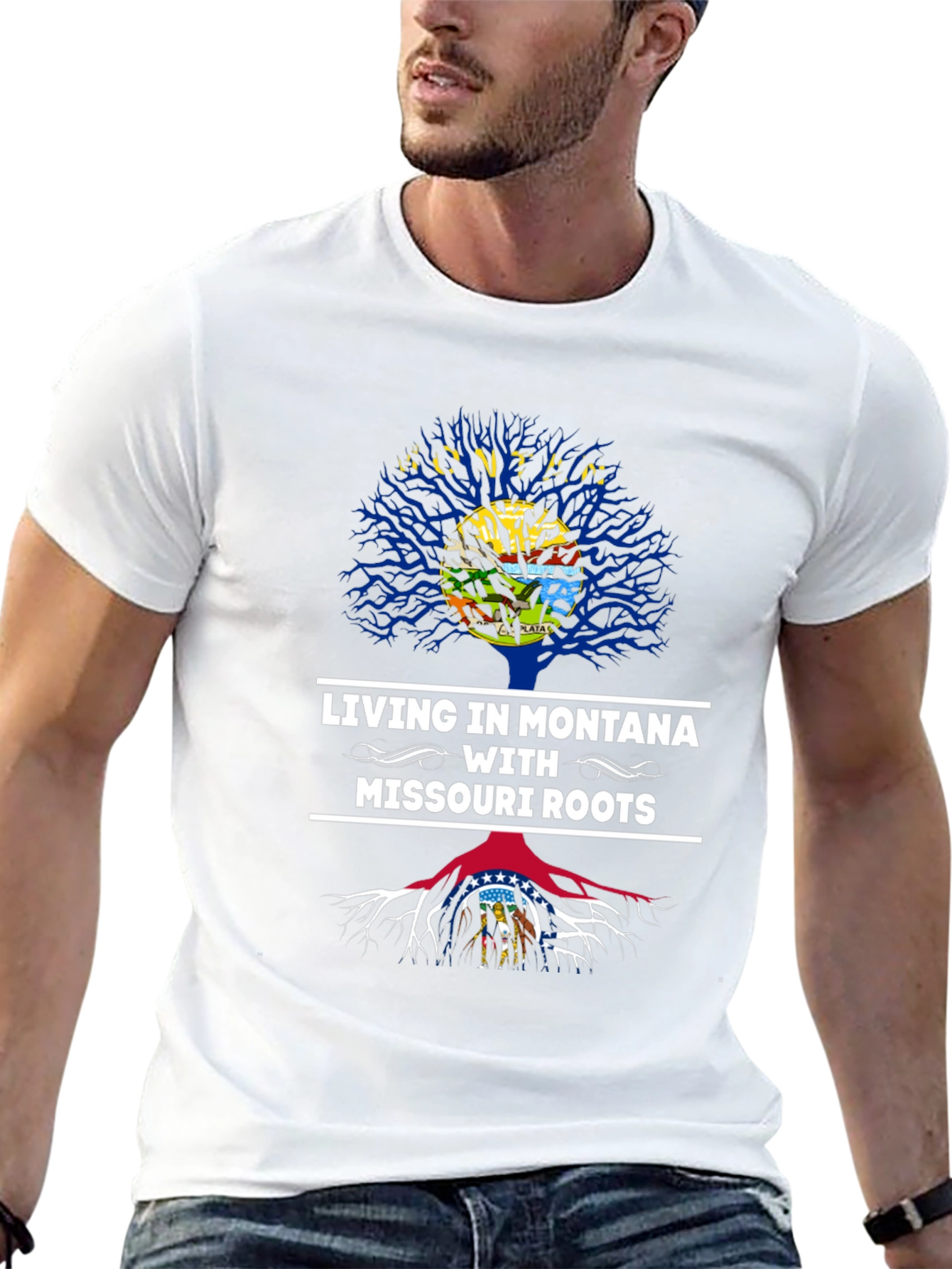 Montana Missouri Roots Graphic T-Shirt