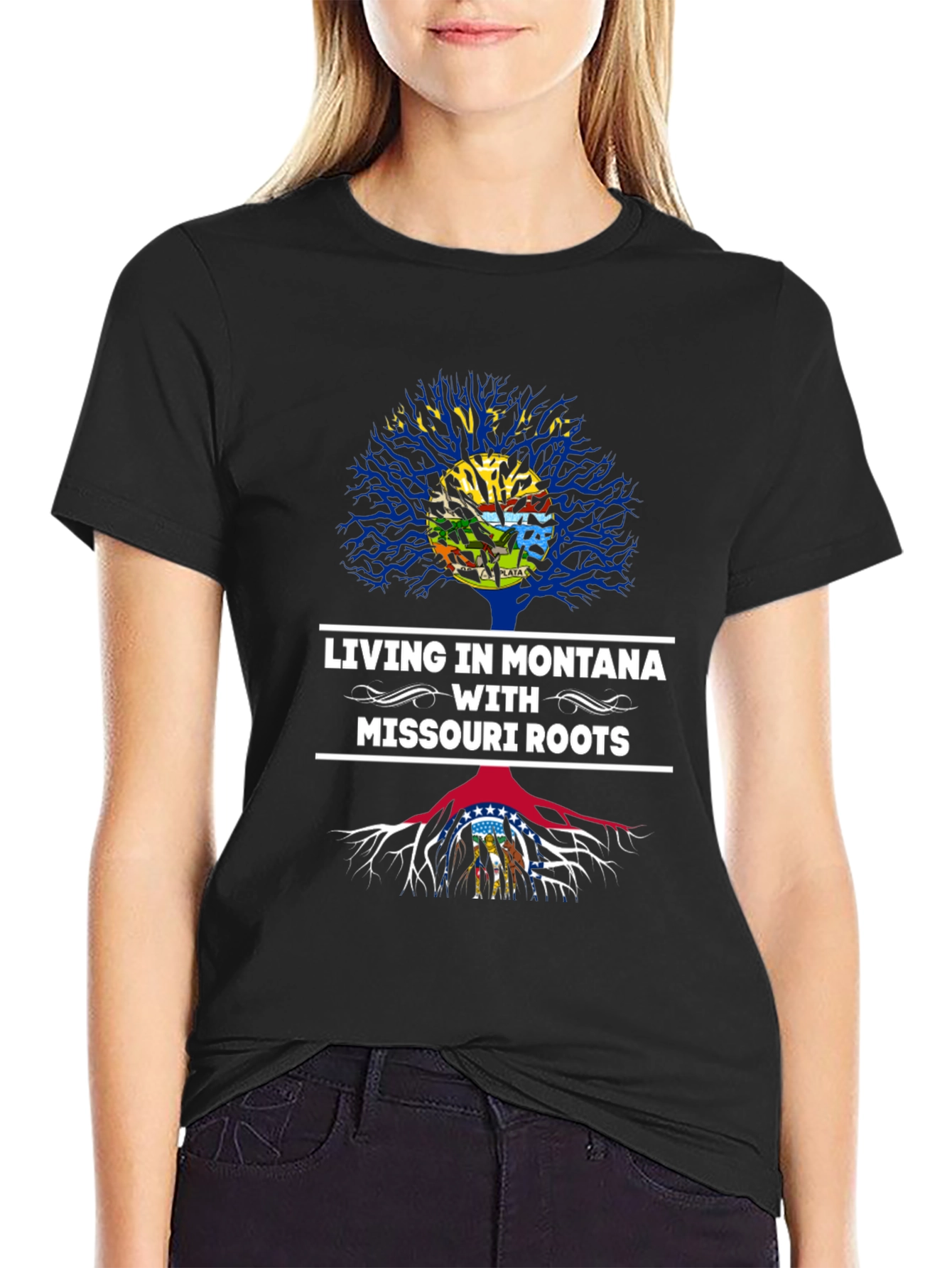Montana Missouri Roots Graphic T-Shirt