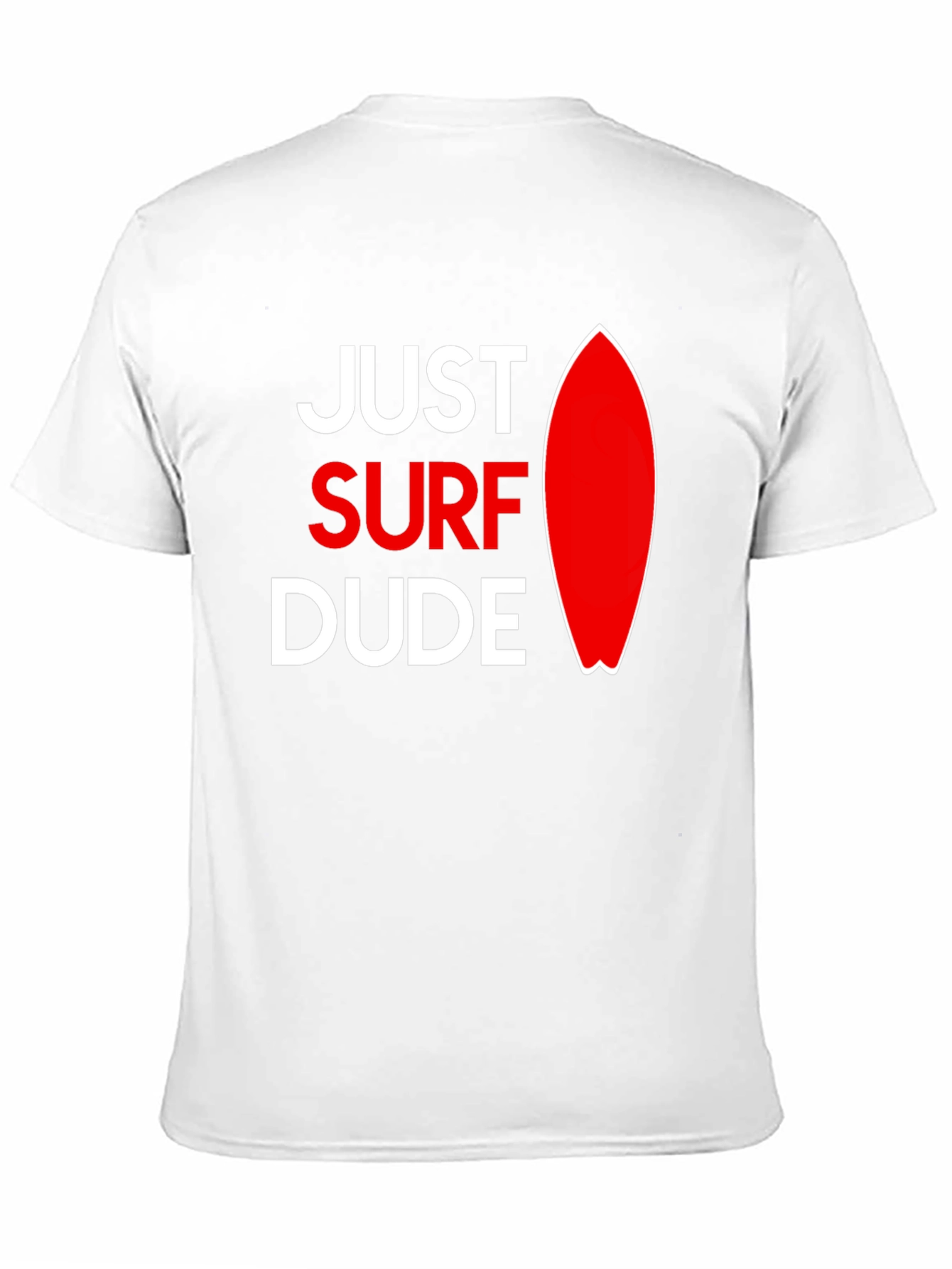 Just Surf Dude Graphic Tee - Black