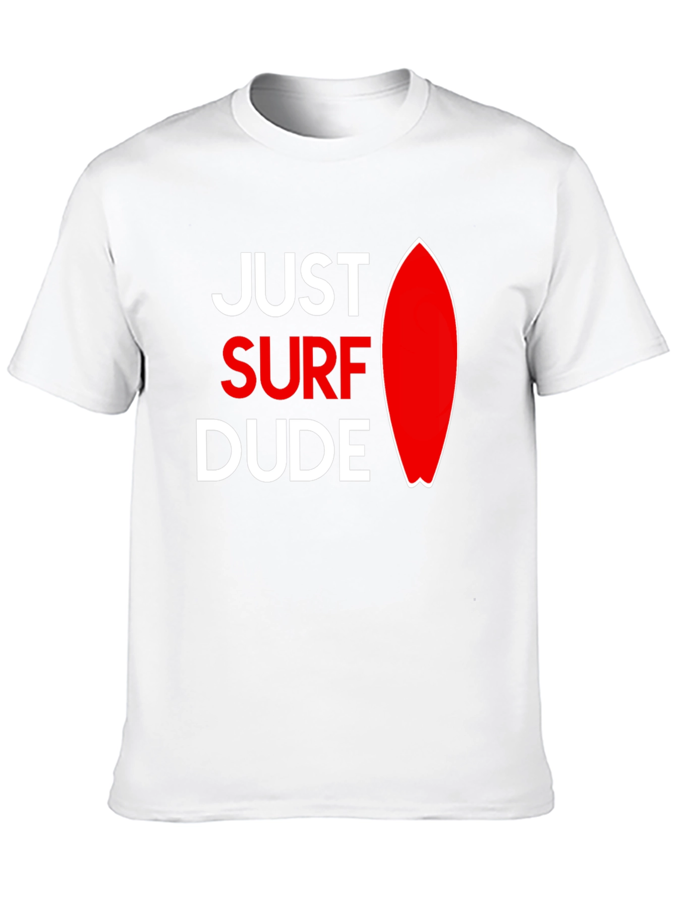 Just Surf Dude Graphic Tee - Black