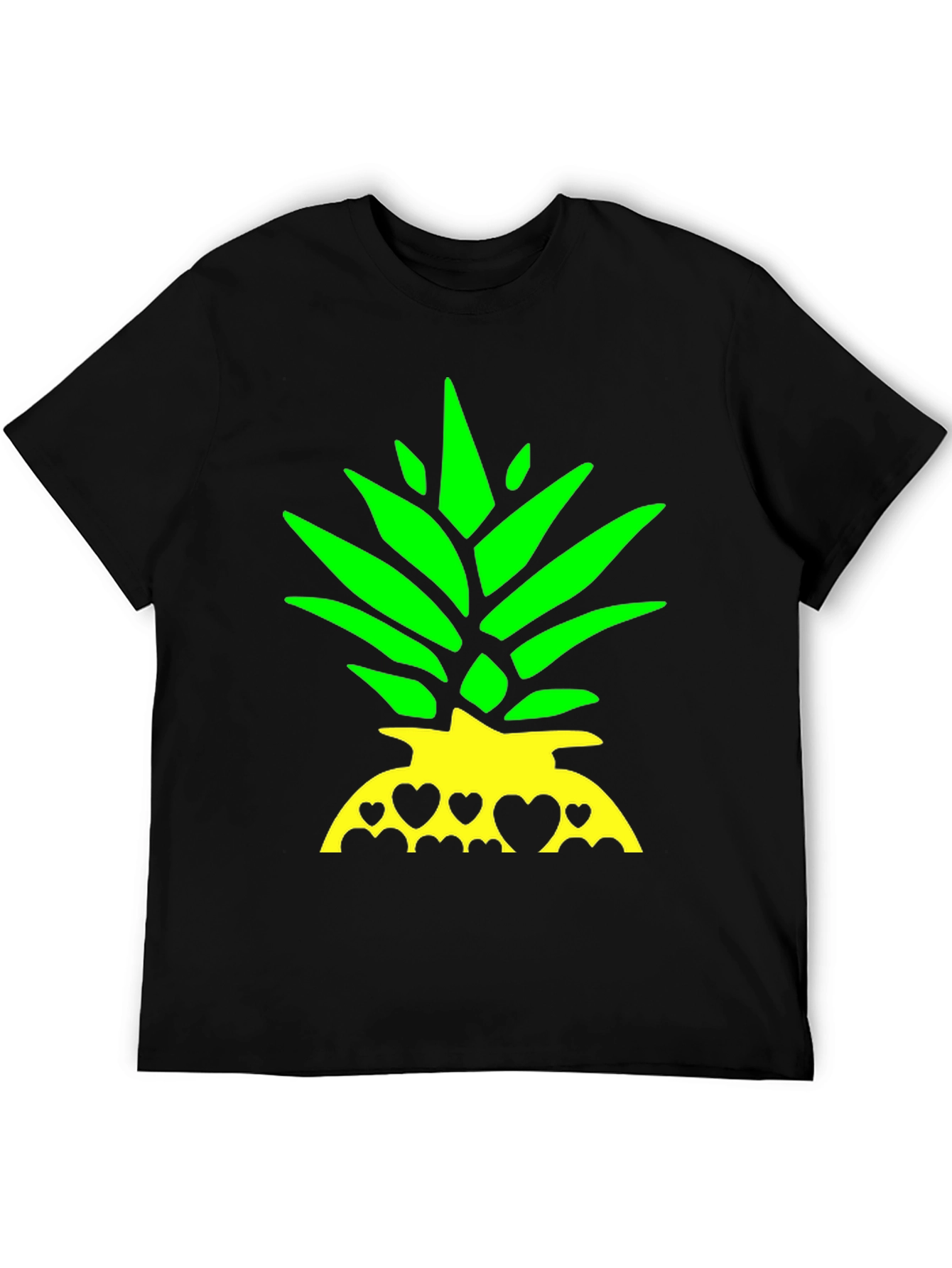 Pineapple Heart T-Shirt - Tropical Summer Tee