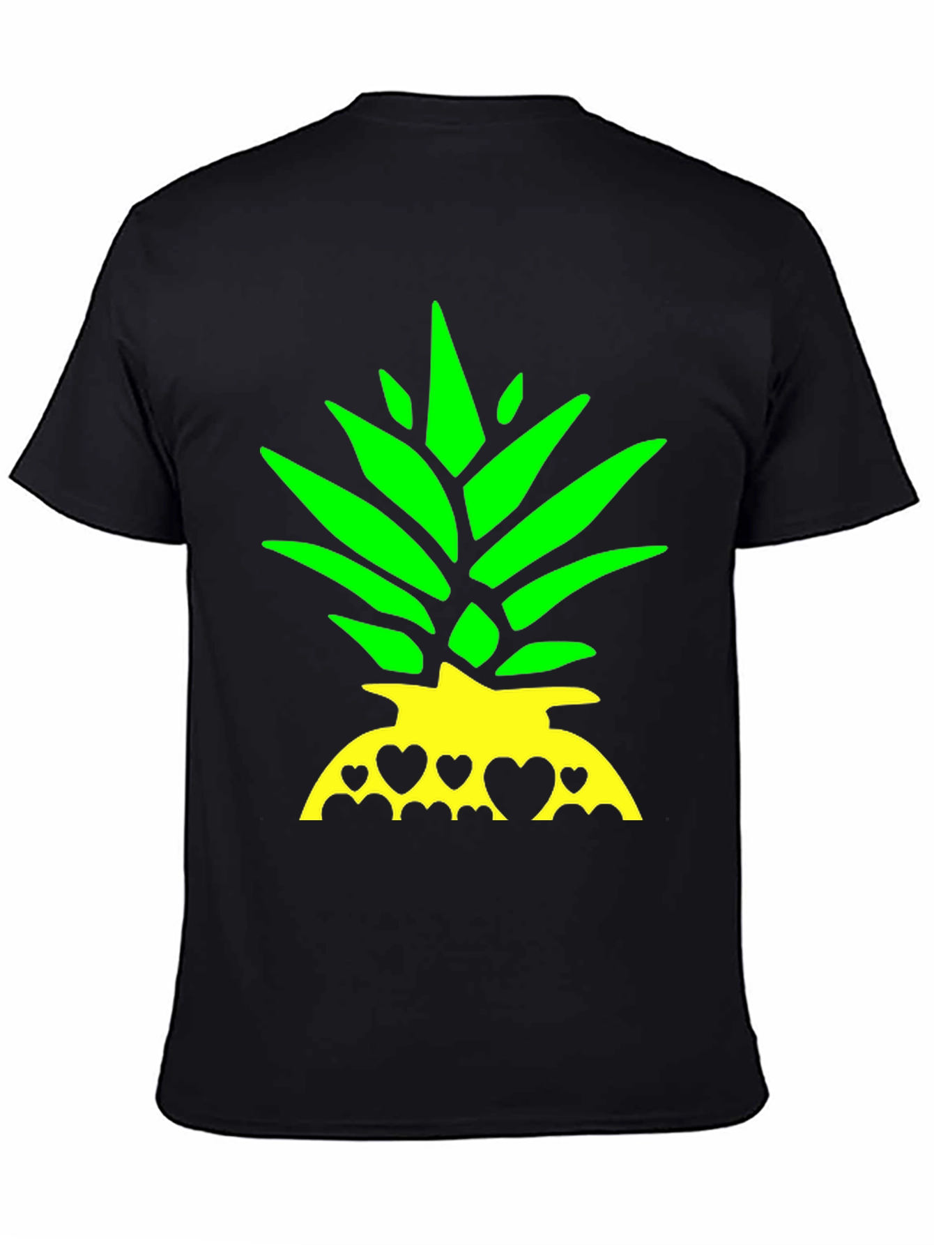Pineapple Heart T-Shirt - Tropical Summer Tee