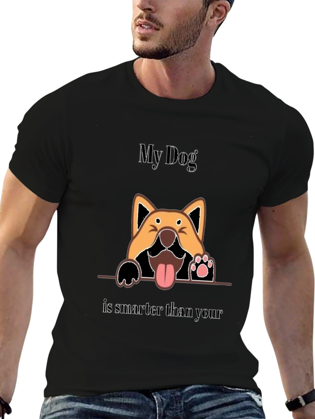 My Dog Is Smarter Than Your Dog Graphic Tee