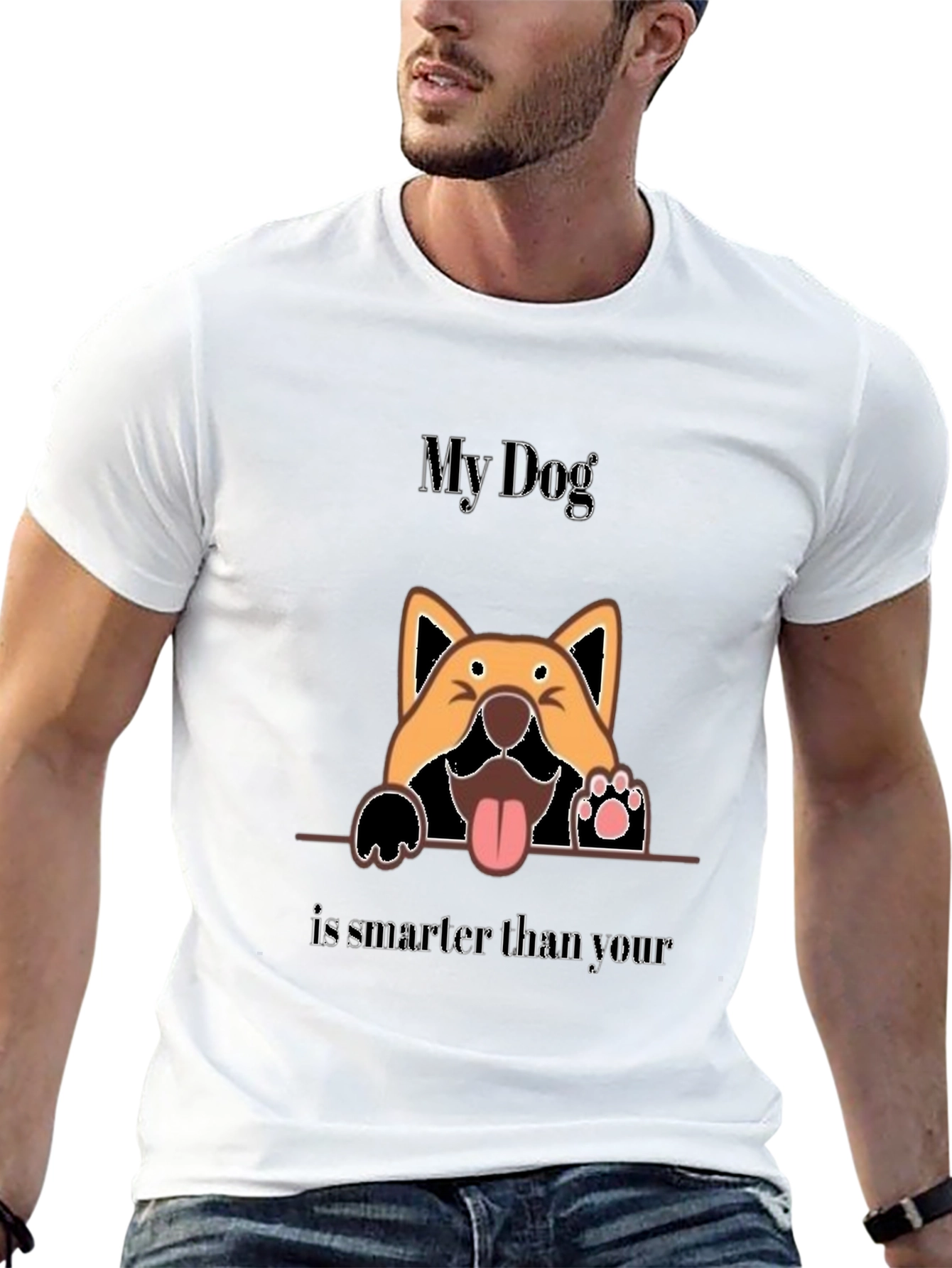 My Dog Is Smarter Than Your Dog Graphic Tee