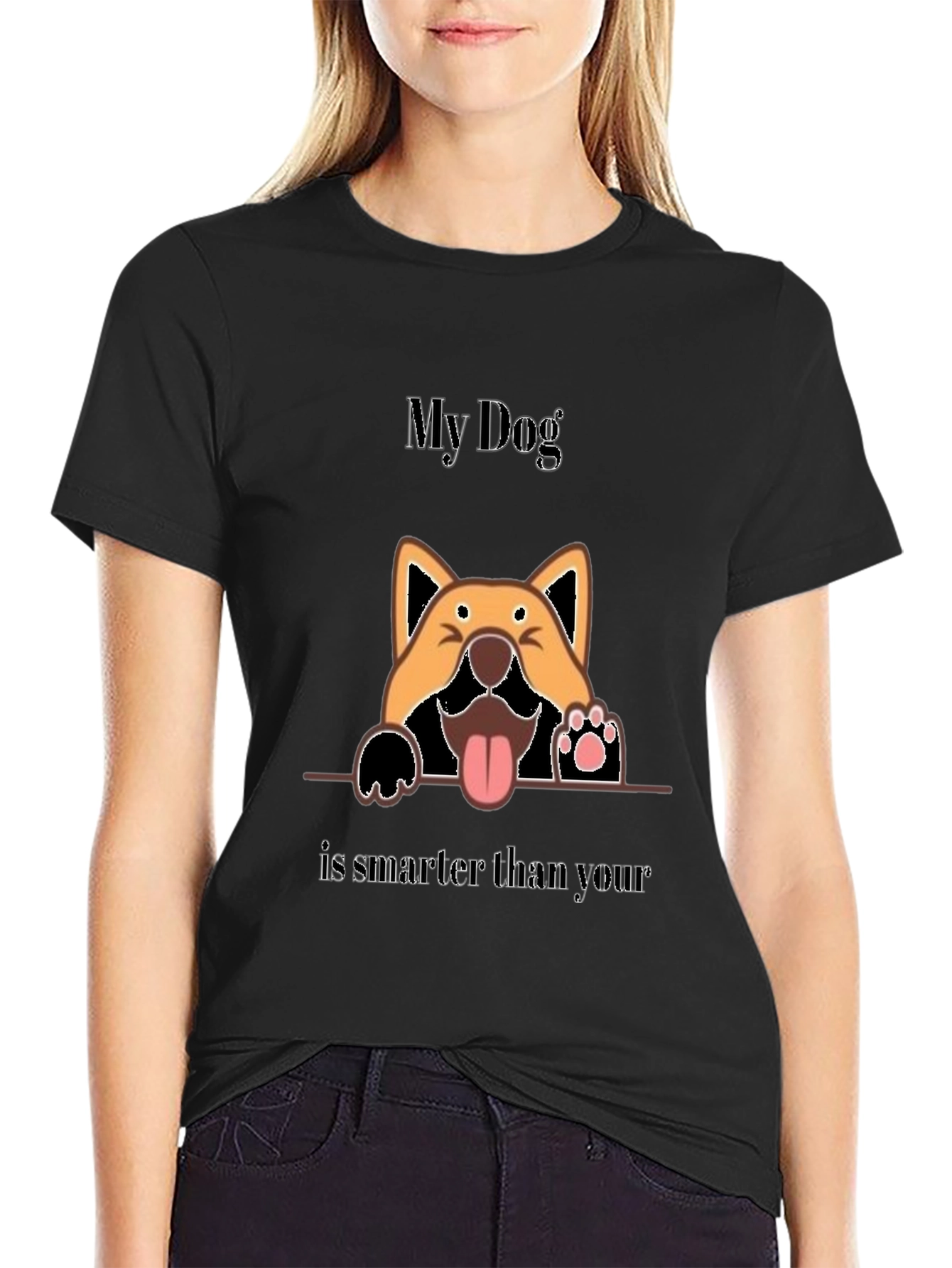 My Dog Is Smarter Than Your Dog Graphic Tee