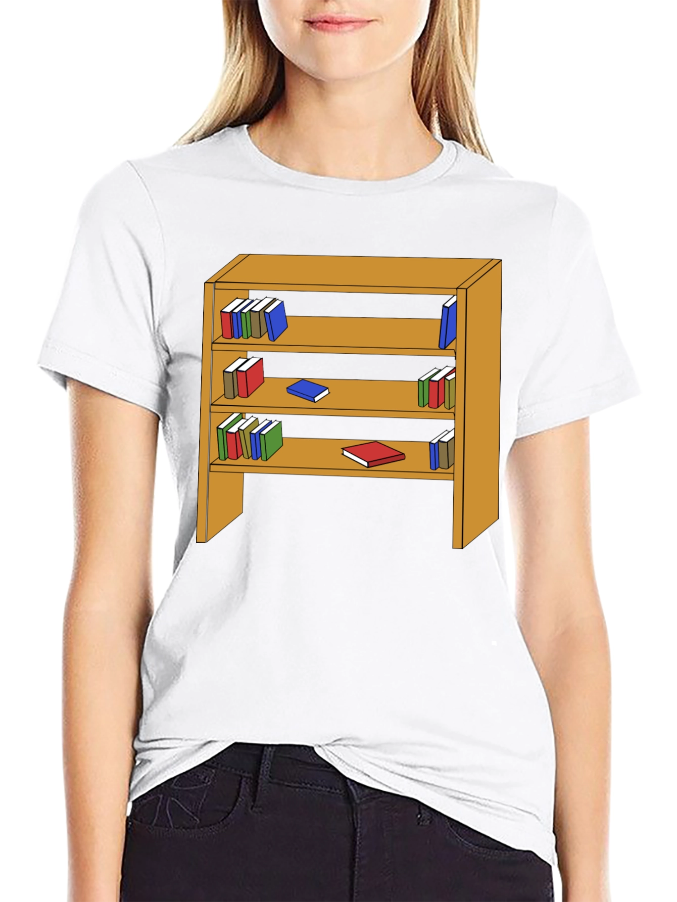 Bookcase Graphic Tee - Readers Delight