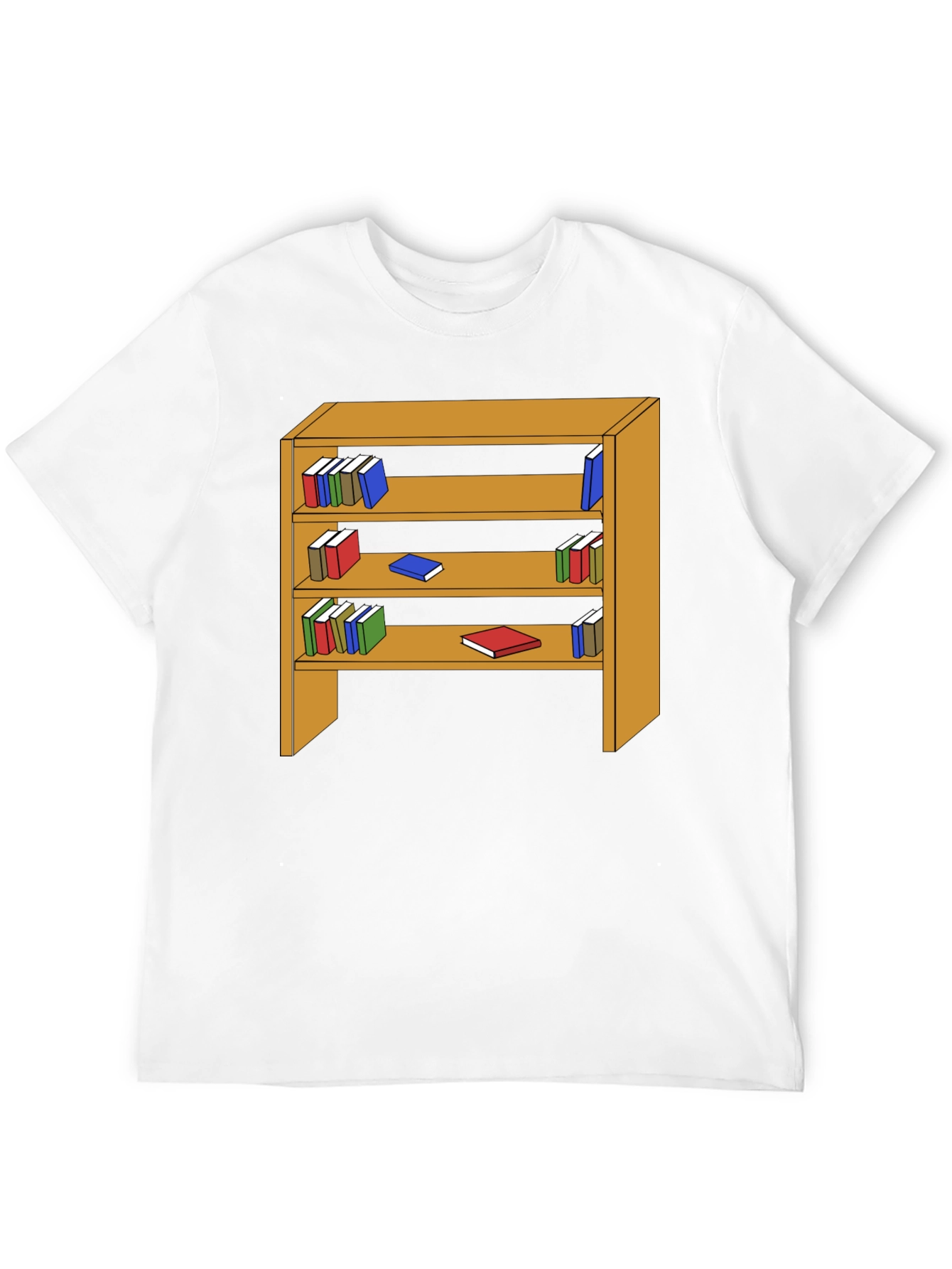 Bookcase Graphic Tee - Readers Delight