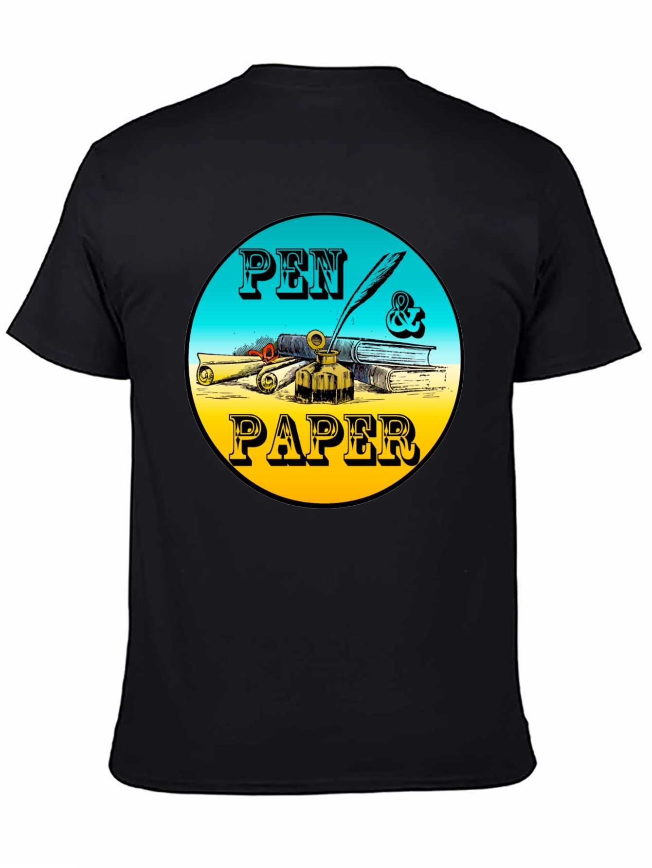 Pen & Paper Graphic Tee - Writers Inspiration
