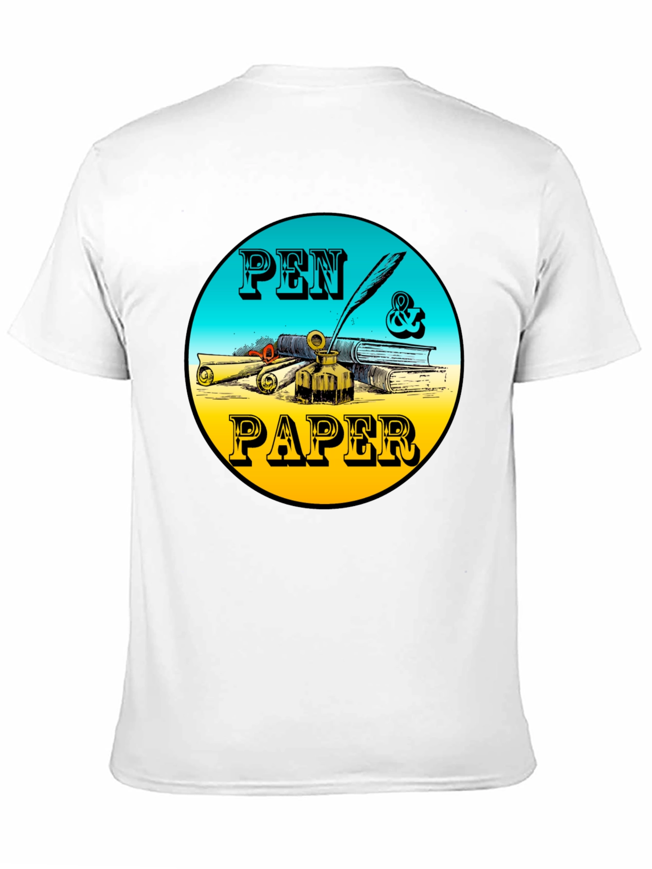 Pen & Paper Graphic Tee - Writers Inspiration