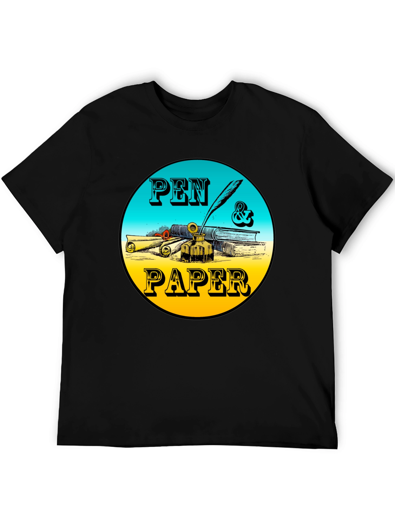 Pen & Paper Graphic Tee - Writers Inspiration
