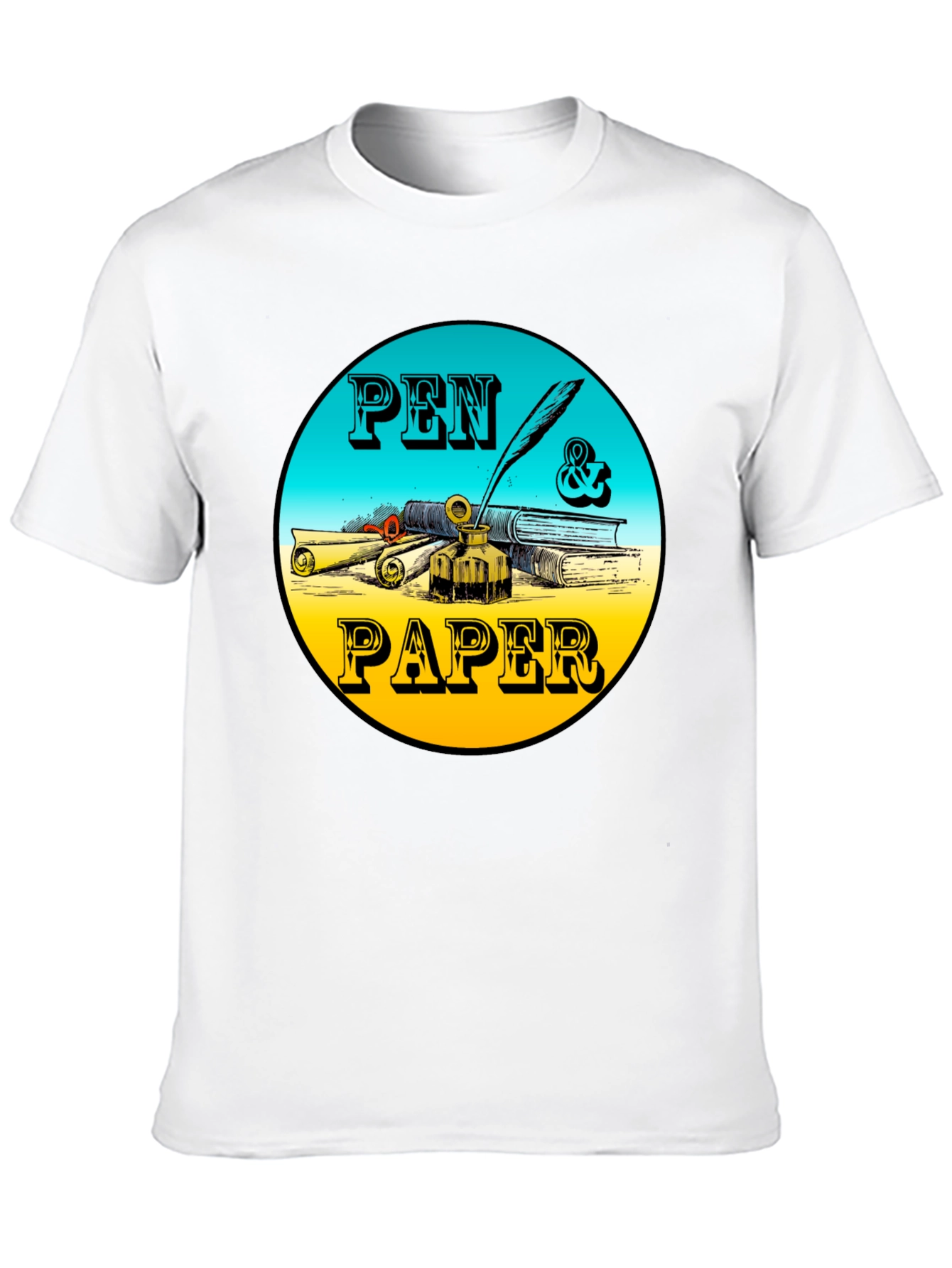Pen & Paper Graphic Tee - Writers Inspiration