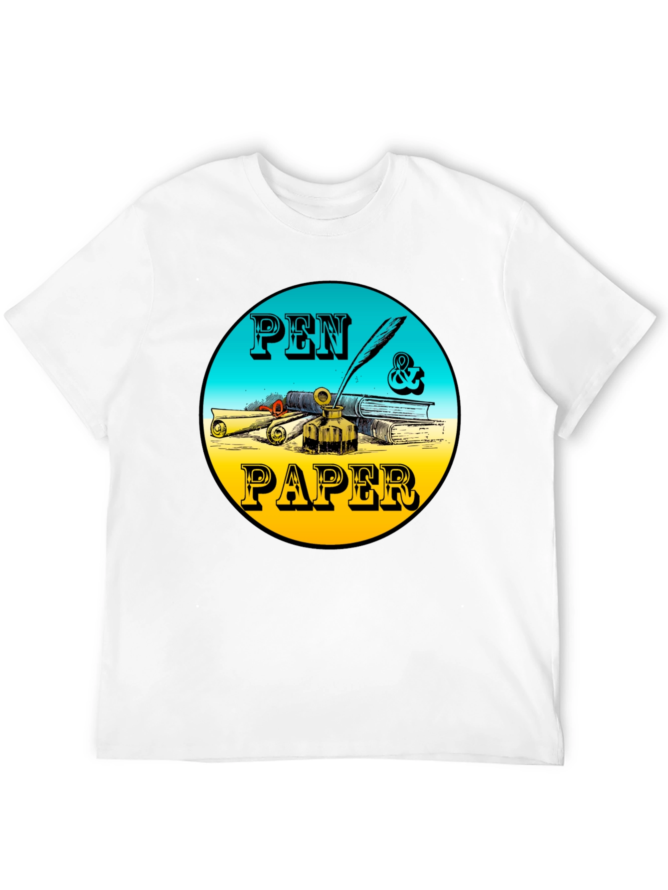 Pen & Paper Graphic Tee - Writers Inspiration