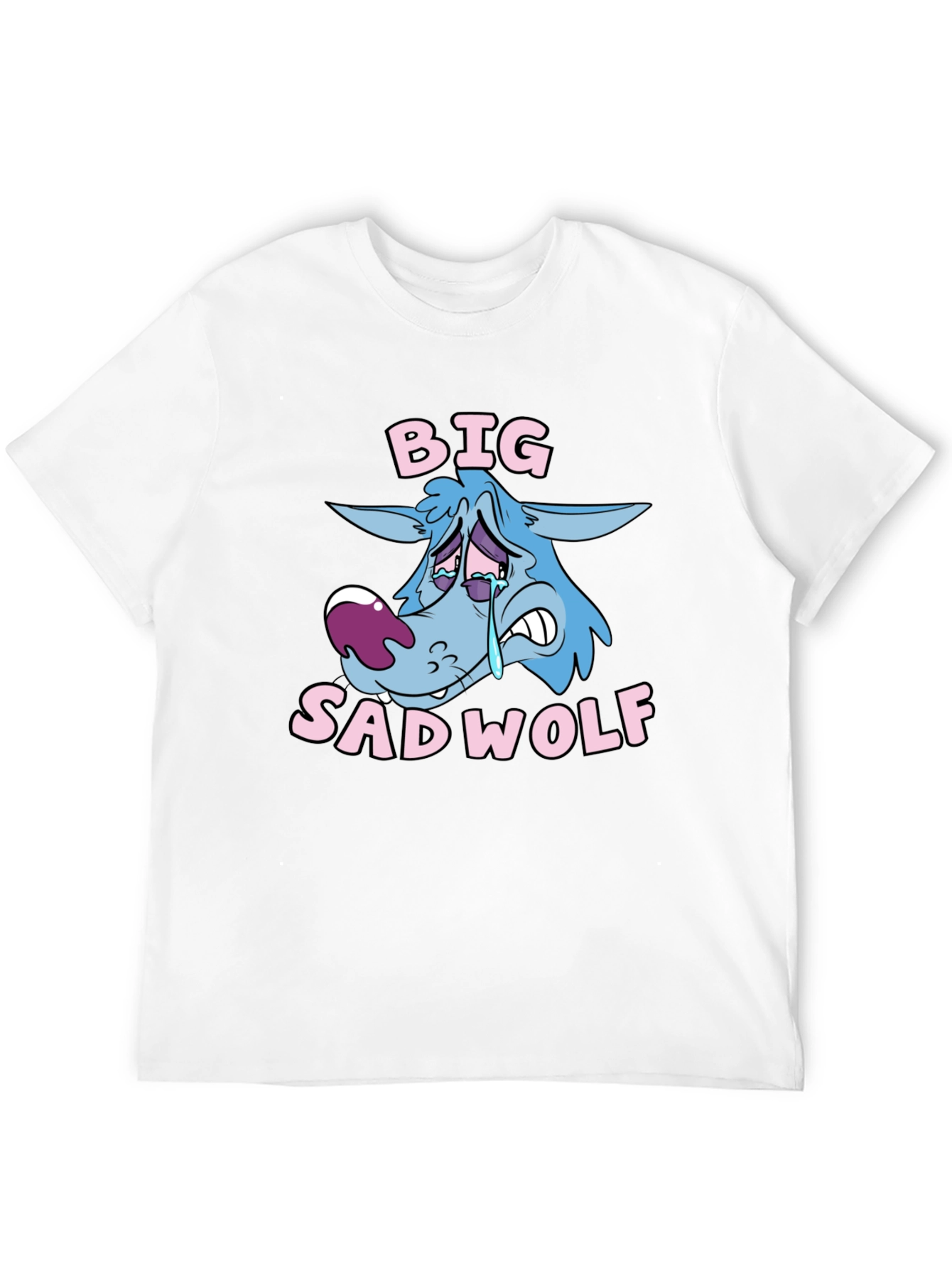 Big Sad Wolf Graphic T-Shirt