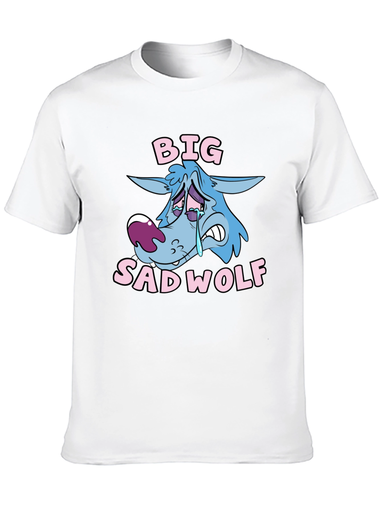 Big Sad Wolf Graphic T-Shirt
