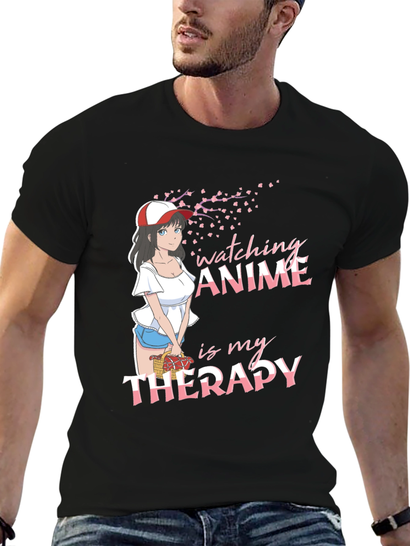 Anime Therapy T-Shirt | Relaxed Fit Cotton Tee