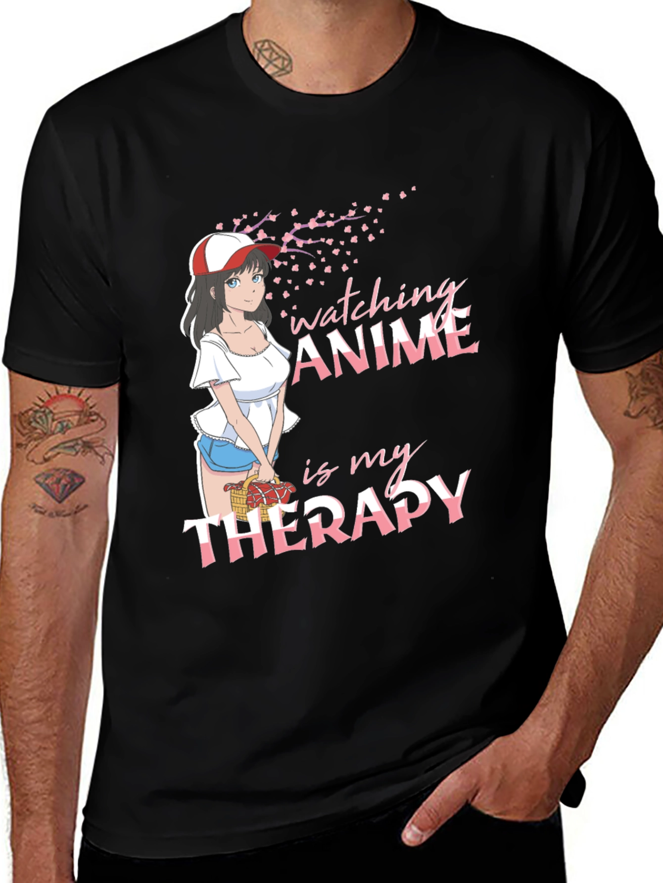 Anime Therapy T-Shirt | Relaxed Fit Cotton Tee