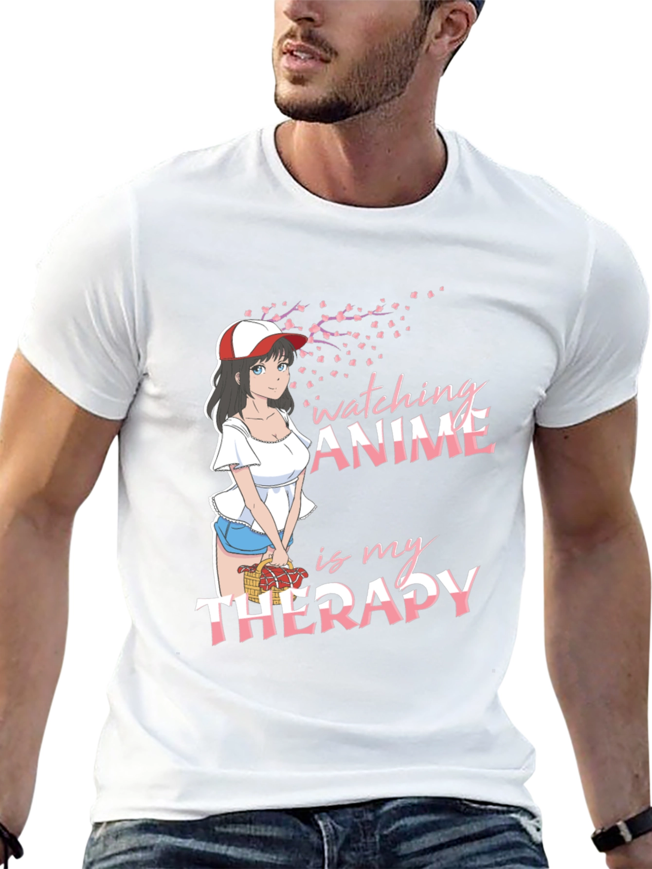 Anime Therapy T-Shirt | Relaxed Fit Cotton Tee