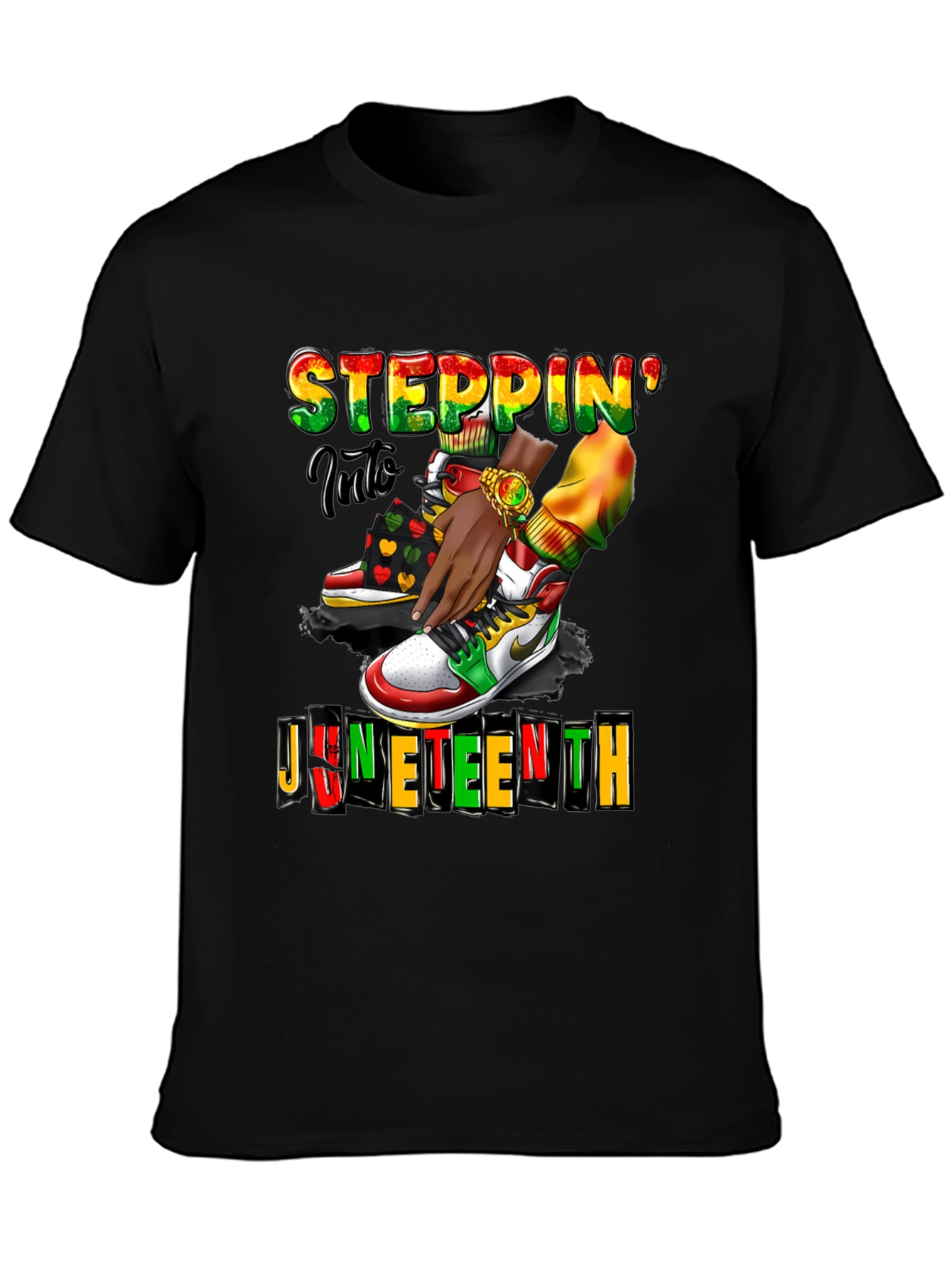 Juneteenth Steppin Into Freedom T-Shirt
