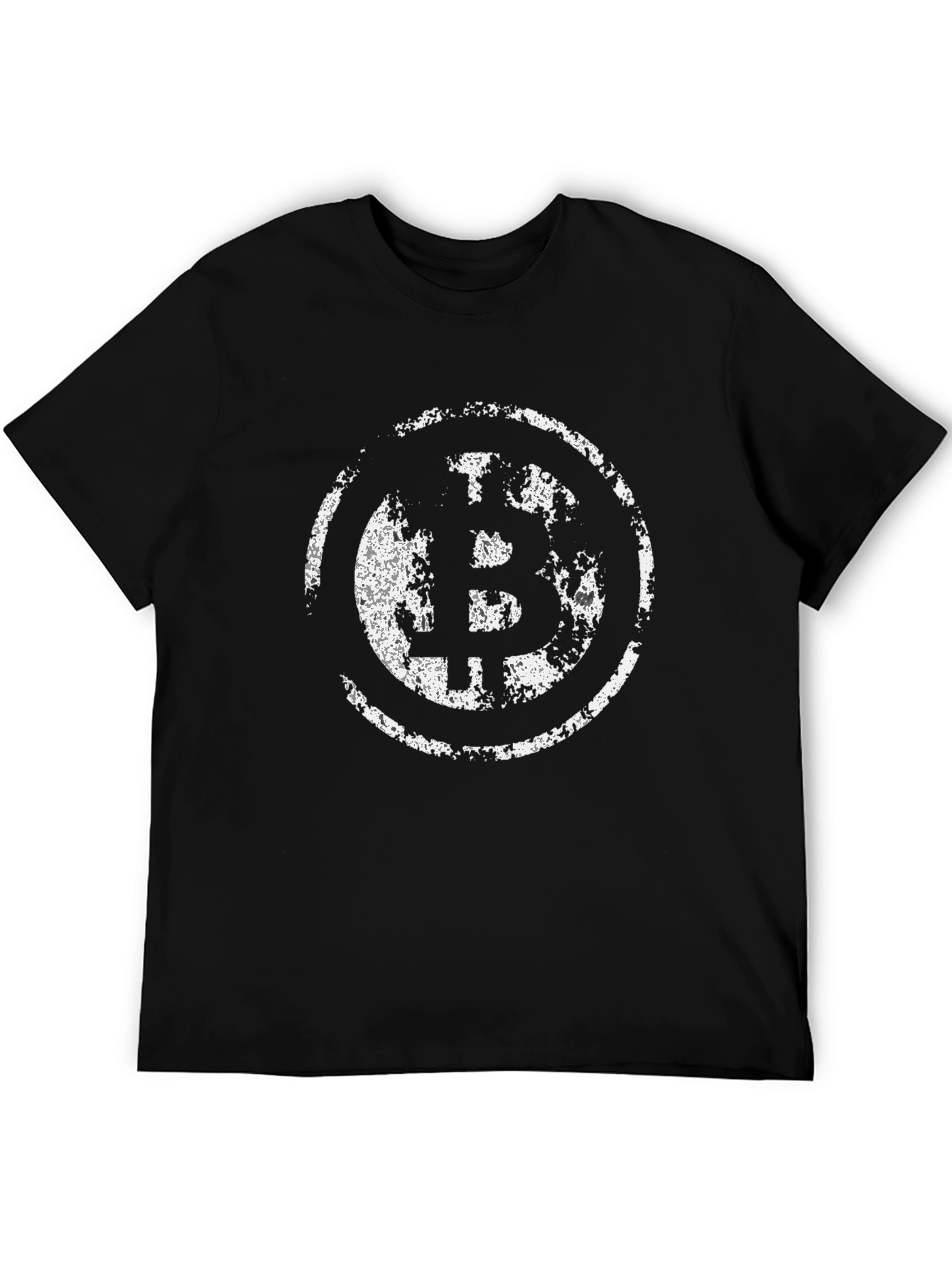 Bitcoin Distressed Graphic Tee - Crypto T-Shirt