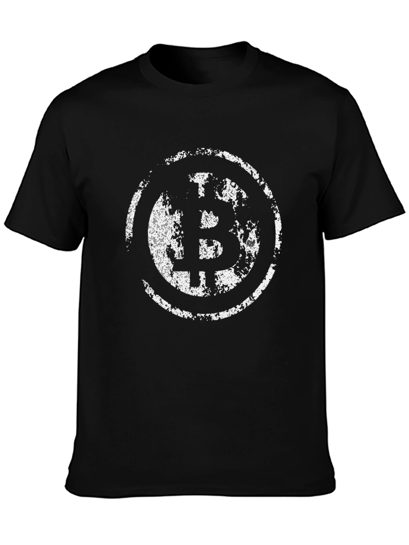 Bitcoin Distressed Graphic Tee - Crypto T-Shirt