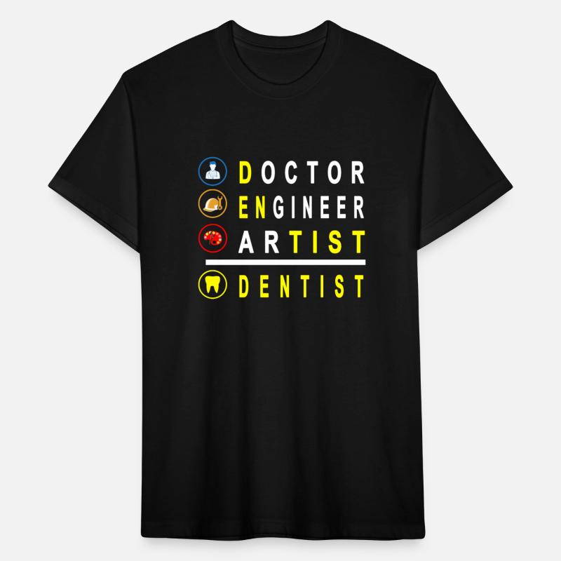 Doctor Engineer Artist Combine Dentist
