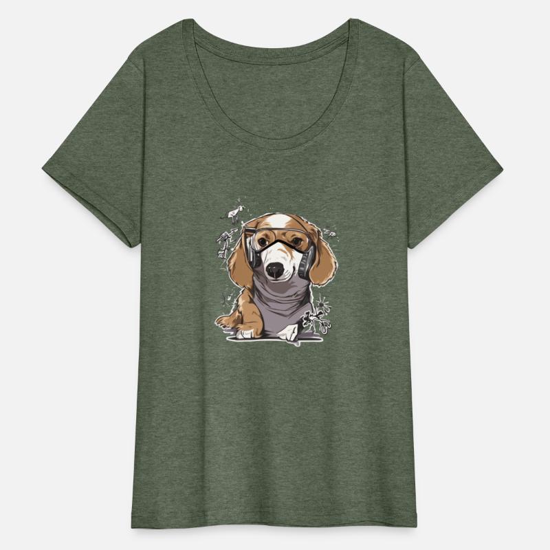 Dog animal art t-shirt