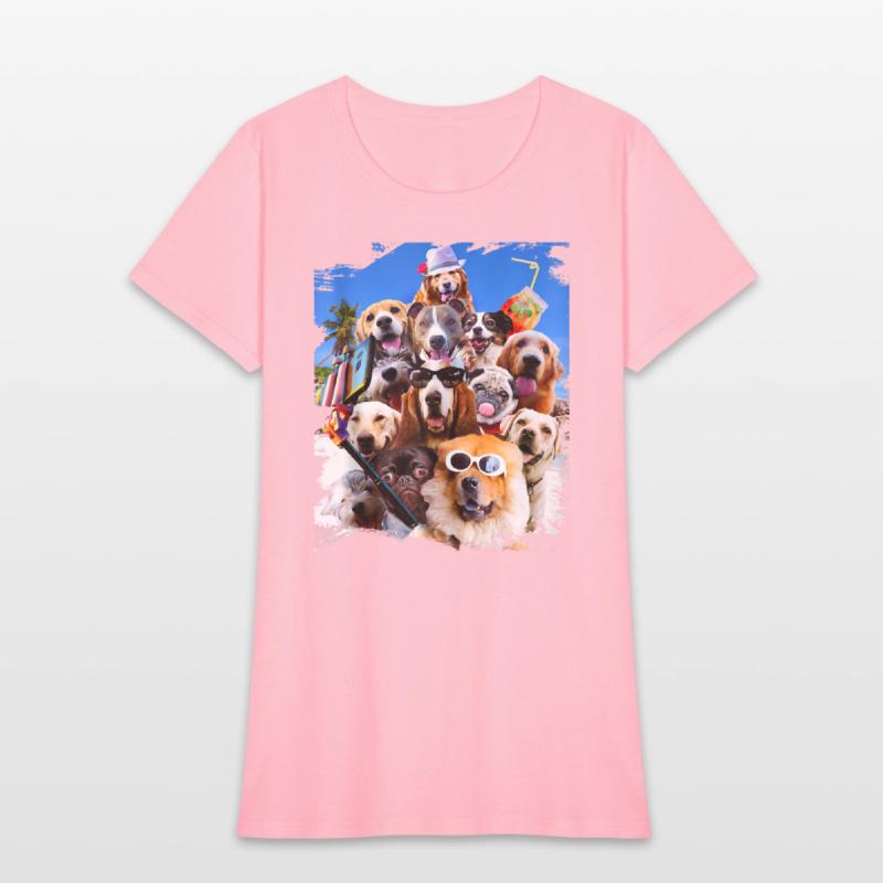 Dog Selfie Wearing Glasses Tank Top