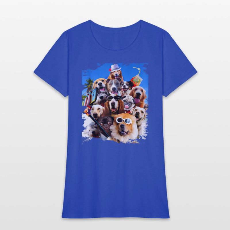 Dog Selfie Wearing Glasses Tank Top