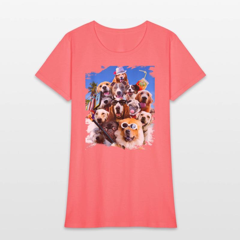Dog Selfie Wearing Glasses Tank Top