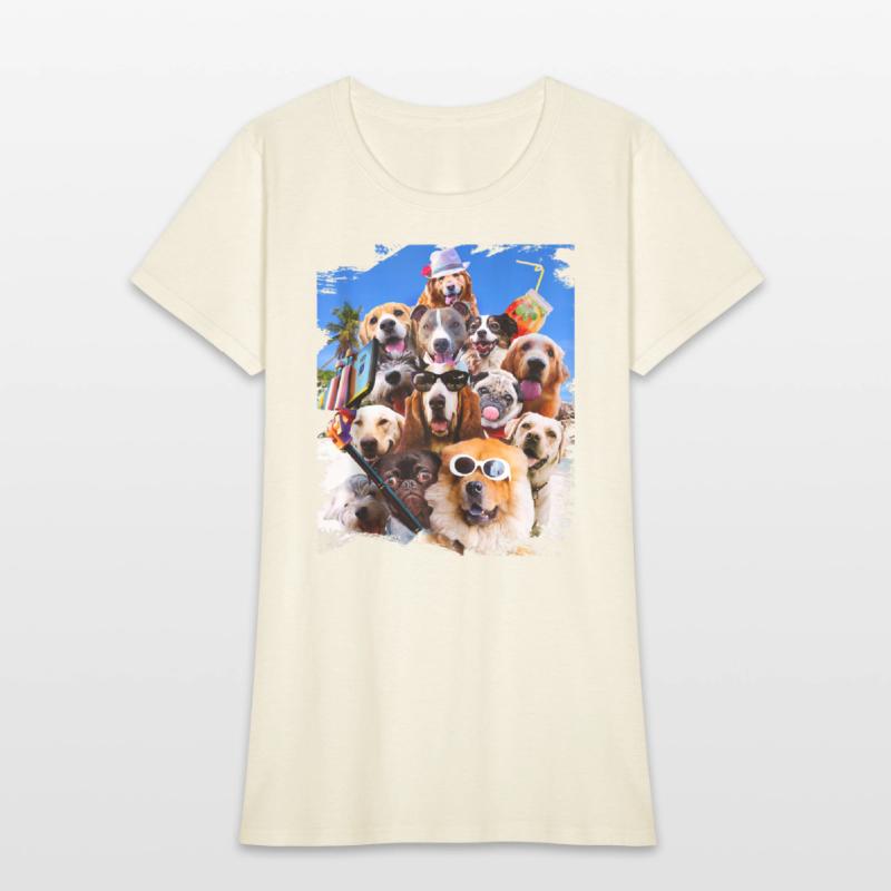Dog Selfie Wearing Glasses Tank Top