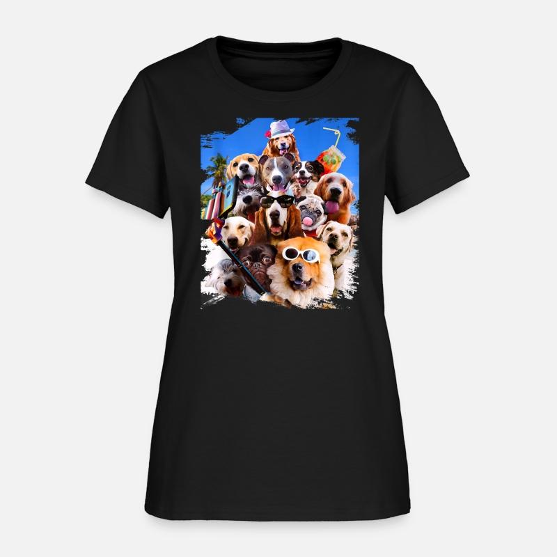 Dog Selfie Wearing Glasses Tank Top