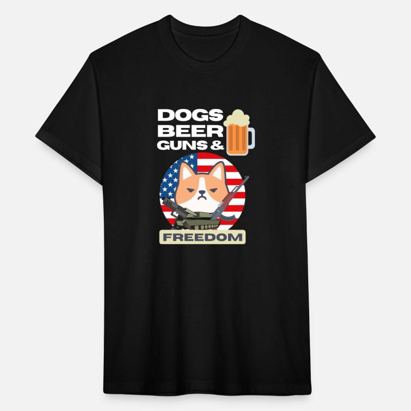 Dogs Beer Guns and Freedom